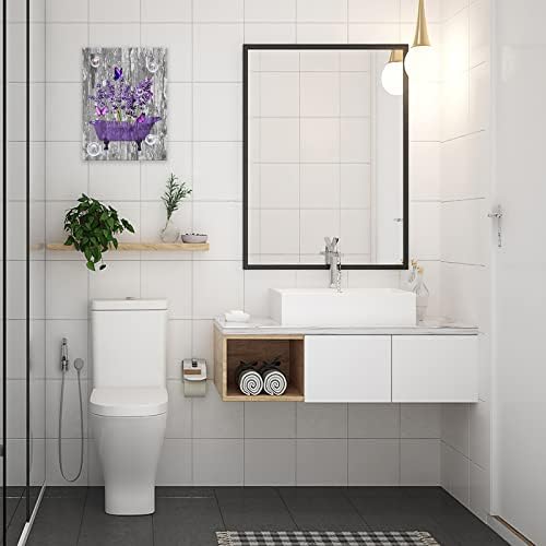עיצוב אמבטיה לאמבטיה לאומנות אמנות קיר סגול תמונות אמבטיה בית אמבטיה לקיר פרפר כפרי אמבטיות יצירות אמנות וינטג 'כפרי