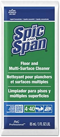 P&G רצפה מקצועית ומנקה תרכיז רב-שטח משטח של SPIC ו- SPAN Professional, מנקה בתפזורת לשימושים במטבח, אמבטיה