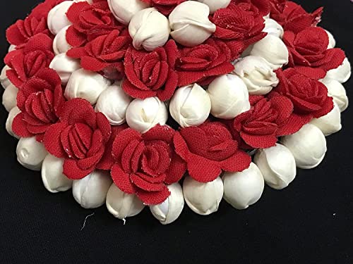 קליאני של נייר לחמנייה יהודה יצרנית פרח ג ' רה שיער אביזרי עבור נשים , חתונה אדום חבילה של 2