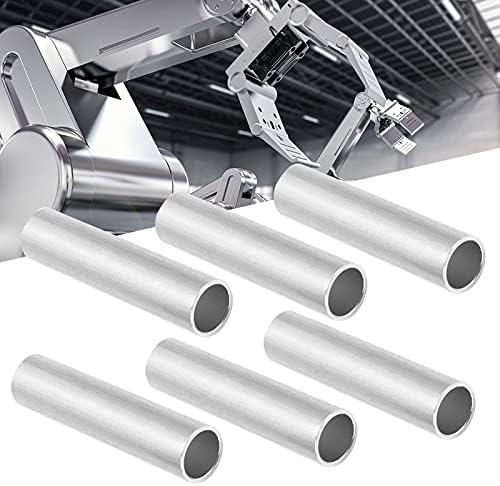 10 יחידות צינורות אלומיניום, שרוול פיר תמיכה החלפת חלקי רובוט תעשייתי 6100-1012-0050 עבור רובוטיקה פרויקטים
