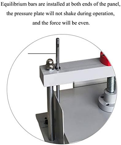 CGoldenwall ידני נייר שטוח נייר מכונת לחץ A4 גודל נייר נייר שיטוף ידני בורג נייר שטוח לחץ על מכונת שיטוט מכונת ניפוי למכונת