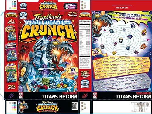 רובוטריקים Trypticon Crunch Box Box 18 x24 Provso Poster Poster SDCC 2017 Hasbro