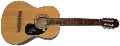 ג 'ו בונמאסה חתם על חתימה בגודל מלא פנדר גיטרה אקוסטית עם אימות ג' יימס ספנס ג 'יי. אס. איי קואה - אגדת רוק בלוז, יום