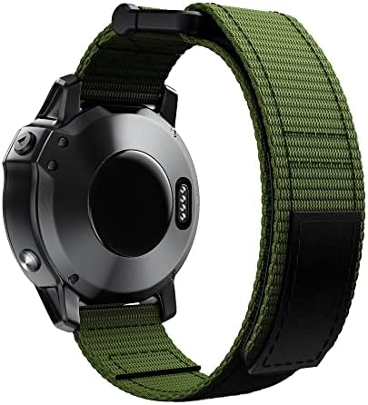 EGSDSE 26 22 ממ רצועת שעון עבור Garmin Fenix ​​5 5x Plus 3HR 6X 6 6SPRO S60 MK1 ENDURO WATTE
