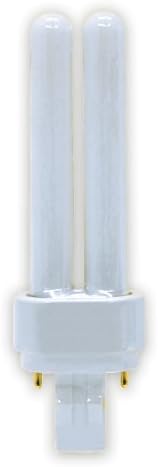 תאורת ג ' נרל אלקטרוניקה 97594 תאורה מסורתית פלאג-אין פלואורסצנטי קומפקטי מרובע, 13 וואט לבן רך 1 מארז