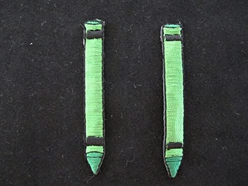 מגרש עפרון ירוק 2 יחידות 2-1/2 אינץ 'L ברזל על טלאים לבגדים, טלאי רקום חמוד לנשים גברים ילד ילד ילד, טלאי אפליקציה