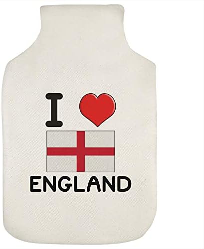 כיסוי בקבוק מים חמים 'אני אוהב אנגליה'