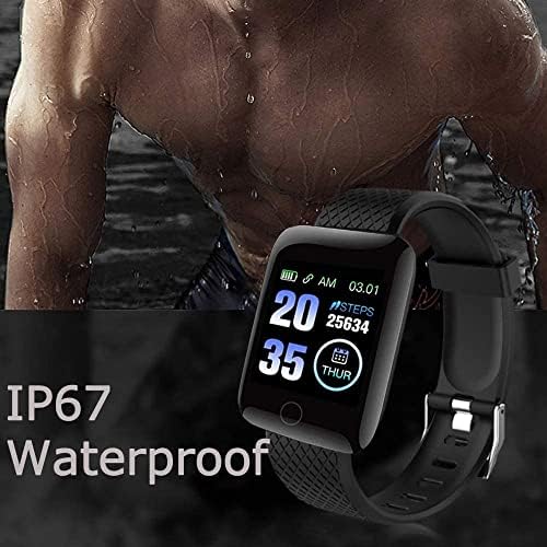 Byikun Smart Watches for גברים נשים, D13 צמיד חכם כושר בריאות כושר עמיד למים צמיד, מעקב אחר פעילות ושעונים