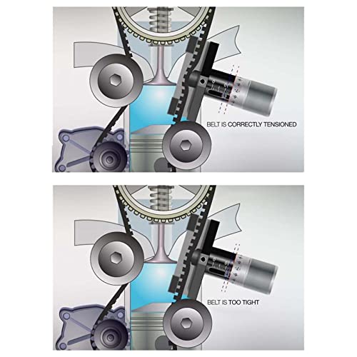 פיידון רכב כונן מצלמת חגורת עיתוי חגורת מתח מד בודק זיהוי מדידה מקצועי אוטומטי רכב תיקון כלי