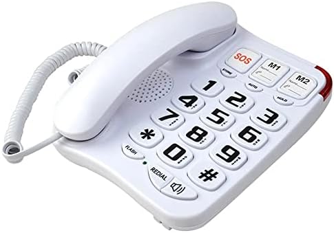KJHD כפתור גדול קווי טלפון בית טלפון מהירות מגע אחד חיוג טל סיעוד שיחה לקשישים עם חירום קיר הר SOS