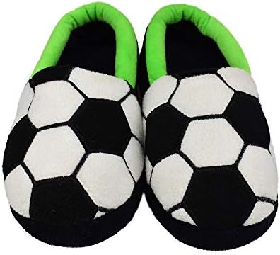 ילדים קטנים ילדים גדולים חם נעלי בית עם רך זיכרון קצף להחליק על מקורה כדורגל נעלי בית