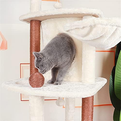 טונפופ חתולי טיפוס מסגרת גדול סיסל חתולי עץ טיפוס מסגרת המלטת מהדורה לחיות מחמד המלטת סיטונאי חתולי קפיצות פלטפורמה