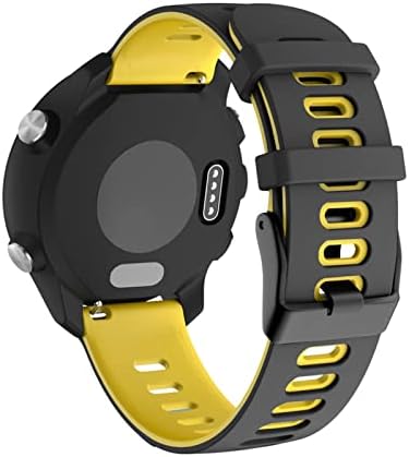 רצועת ספורט סיליקון GXFCUK עבור Garmin 245 Bracelet Watchband for Garmin Forerunner 245 645 Smartwatch 20 חגורת צמיד