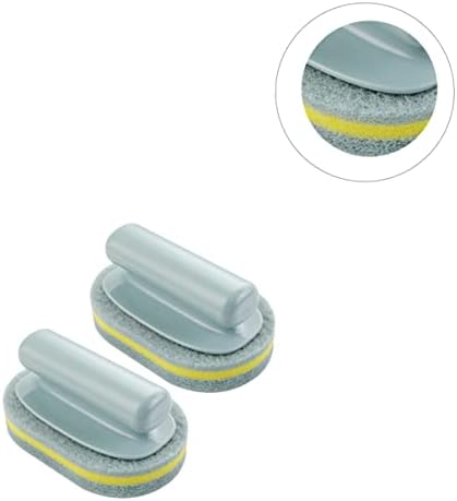 ניקוי קאבילוק ספוג 4 יחידות ניקוי למברשות כיור מחבת מברשות ספוג מנות קרצוף ידית שטיח כחול מטבח שימוש סיר אמבטיה אריחי