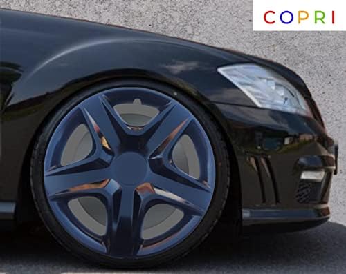 סט קופרי של כיסוי גלגלים בגודל 15 אינץ ', HubCap Snap-On-On מתאים ל- Nissan