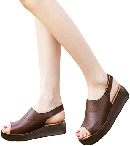 נשים אופנתיות בקיץ צבע אחיד נוחות נעלי נעלי חוף סנדלי בוהן צפה לנשים בגודל 11 רוחב רחב