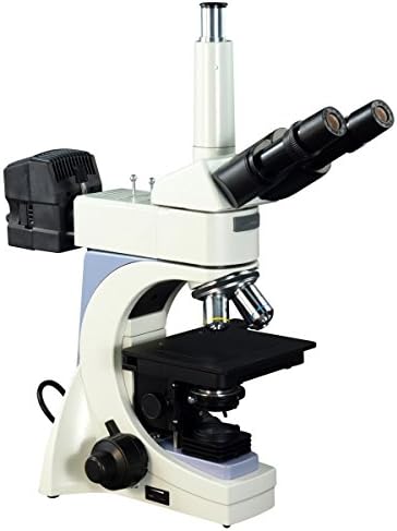 OMAX 40X-2500X אינפיניטי טרינו-מיקרוסקופ מטלורגי עם אור משודר/משתקף ומטרה יבשה של 100X