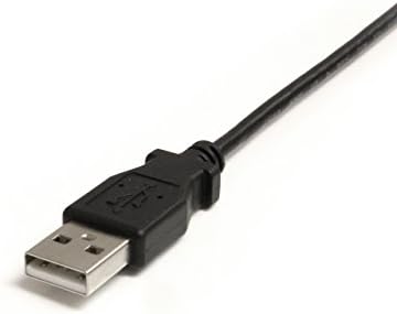 Startech.com 3 רגל. זווית ימנית USB לכבל USB מיני - USB 2.0 A זווית ימנית מיני B - שחור - כבל USB מיני