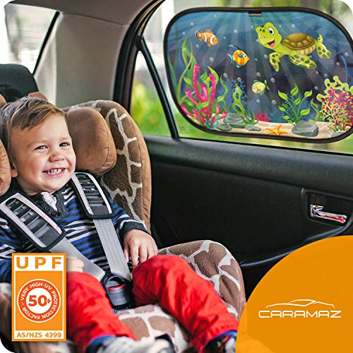 גוון חלון רכב קרמז לתינוק עם חבילה מוסמכת ל- UV -Protection 2 - 20 x12 optidark