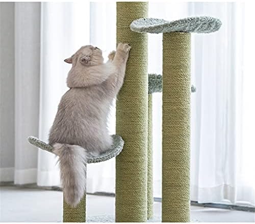 עלה חתולי טיפוס מסגרת חתולי קן חתולי עץ בית פלטפורמת מדף תופס לוח סיסל קנבוס חתולי צעצועים לחיות מחמד אספקת ריהוט
