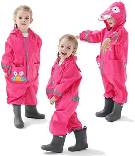 מעיל גשם אטום למים ומסכת רוח ז'קט ילדים עם ברדס יוניסקס בנים לבנות תלבושות בנות ותכניות לתינוקות נערות