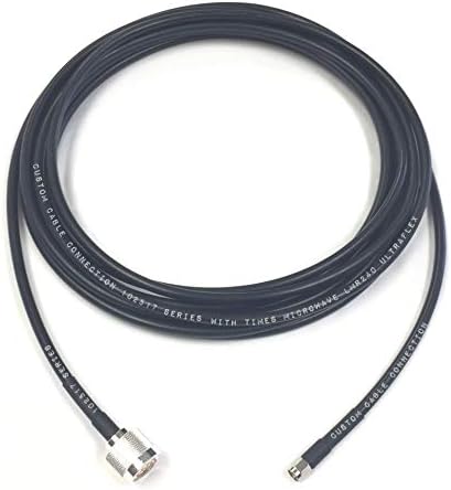 18 אינץ 'זכר ל- SMA זכר זמנים מיקרוגל LMR240 Ultraflex 50 אוהם RG8X כבל מורכב על ידי חיבור כבלים מותאם אישית