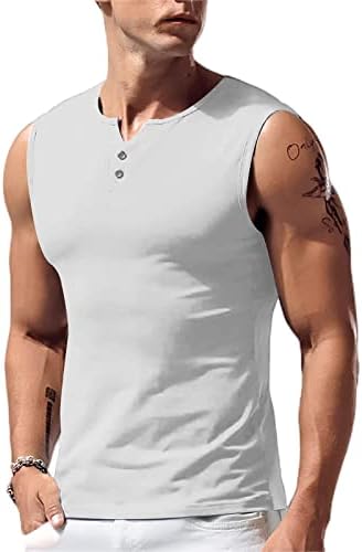 חולצות הנלי מצולעות לגברים שרירים בכושר דק לסרוג חולצת מתיחה אימון שרוול קצר חולצת טריקו מזדמן אתלטית