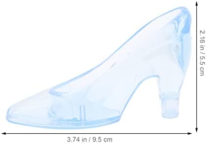 עיצוב חתונה באנגו 12 יחידות עיצוב נעל קריסטל נסיכה נסיכה בהשראת צלמית מיני קישוטי נעלי עקב גבוה
