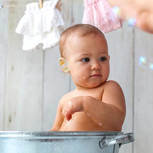 80 סדינים מדבקות אוזניים לתינוקות מכסה אוזניים מגני אוזניים עם רפידות אוזניים לילדים אמבטיה מקלחת שחייה גלישה