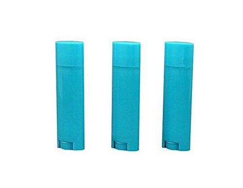 10 יחידות 4.5 גרם/0.15 עוז כחול ריק מילוי פלסטיק סגלגל דאודורנט גלוס מזור צינור שפתון פסטיק מדגם אריזה בקבוקונים מחזיק בקבוקים