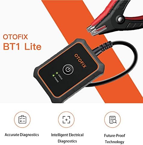 OTOFIX בודק סוללות BT1-Lite, 6V 12V 100-2000 CCA מנתח סוללות רכב, כלי בדיקת טעינה, בדיקת כל הרכבים