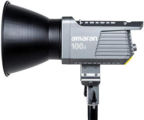 AMARAN 100D אור וידאו W/2.8M מעמד תאורה, 130W CRI95+ TLCI96+ 39,500 LUX@1M בקרת אפליקציות Bluetooth 8 אפקטים של
