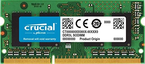 מכריע 8 ג'יגה -בייט DDR3/DDR3L 1866 MT/S 204 פינים שדרוג RAM של SODIMM עבור IMAC - CT8G3S186DM