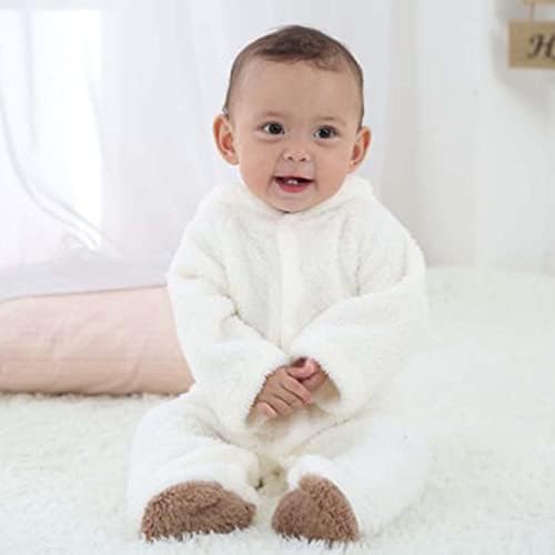 ילד יילוד תינוקת נערת שלג חליפה צמר סרבל סרבל חורף חורף רך ברדס רך חם לתינוק