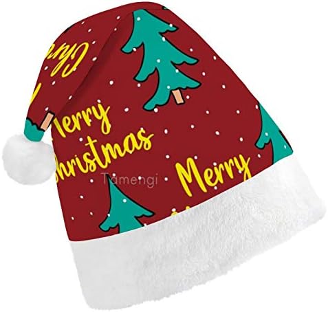 חג המולד סנטה כובע, החג שמח חג המולד חג כובע למבוגרים, יוניסקס נוחות חג המולד כובעי לשנה חדשה חגיגי תלבושות חג מסיבת אירוע