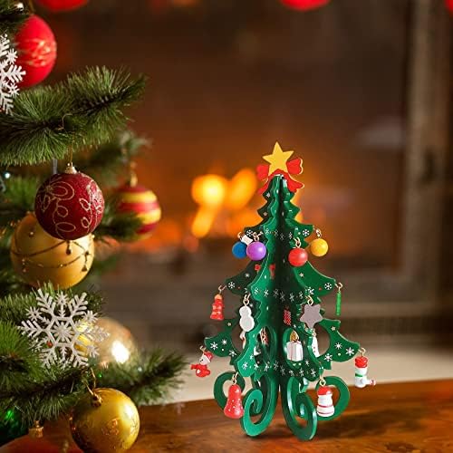 עץ חג המולד מעץ חג המולד עץ עץ שולחן עיצוב שולחן עבודה מצחיק קישוטים לעץ חג המולד עם קישוטי מיני עץ עץ עץ חג המולד לחג