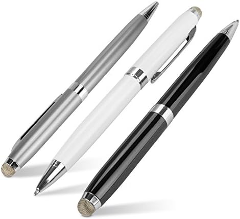 עט Styluswave Stylus תואם ל- iPad - Evertouch Meritus Styra קיבולי, חרט קיבולי עם עט גלגול - סילון שחור