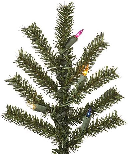 Vickerman 6 'עץ חג המולד המלאכותי האלפיני הטבעי, לא מואר - עץ חג המולד פו - עיצוב בית מקורה עונתי