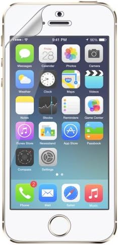 אמזר אמז94904 מגן מגן מסך עמיד לנפץ לאייפון 5 של אפל, אייפון 5, אייפון 5 ג , אייפון דרום-כיסוי קדמי