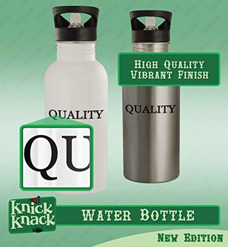 מתנות Knick Knack Rationalization - בקבוק מים מפלדת אל חלד 20oz, כסף