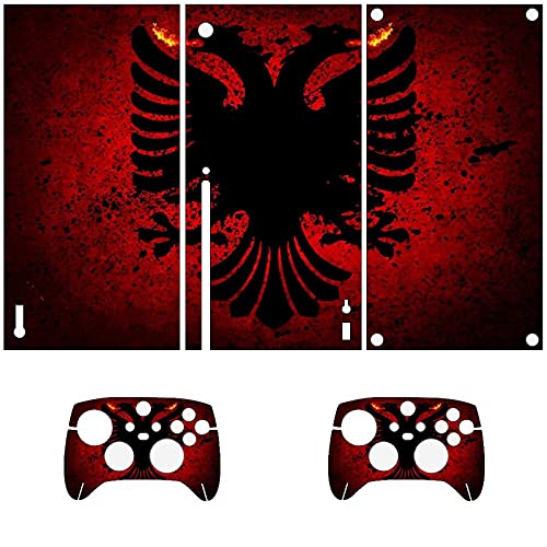 דגל אלבניה Xbox Series Console ו- Controller Skins