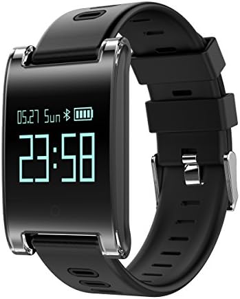 2018 עמיד למים חכם שורש כף היד שעון דופק ניטור צמיד חכם ידני DM68 ממשק משתמש עבור אנדרואיד ו- iOS טלפונים שחורים