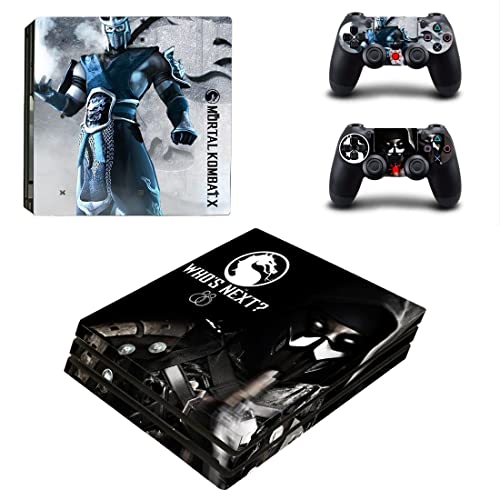 עבור PS4 Pro - משחק Ninja Mortal Best War Kombat X PS4 או PS5 מדבקת עור לפלייסטיישן 4 או 5 קונסולה ובקרים מדבקות