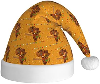 מיסטו שמח קוואנזה אפריקאי מורשת חג המולד סנטה כובע, מסיבת כובע חג המולד כלי ראש חג המולד קישוט