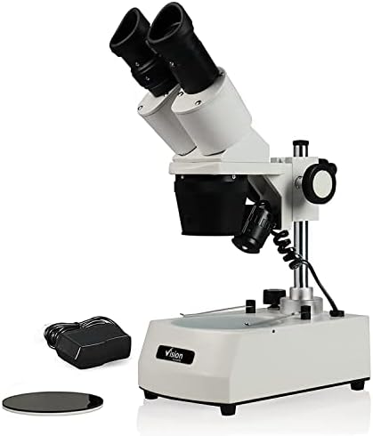ראייה מדעית 0002-מיקרוסקופ סטריאו משקפת 123, עינית רחבה פי 10, מטרות פי 1, פי 2 ו -3,הגדלה פי 10, פי 20 ו -30, תאורת לד