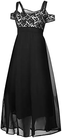 פרגרן בתוספת גודל שמלה לנשים 2022 קר כתף קצר שרוול תחרה שחבור הדפסת טוניקת מקסי שמלה לנשים שמלה מזדמן