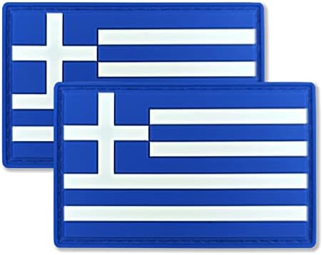 תיקון טקטי יווני של QQSD יוון טלאי טקטי יווני - טלאי אטב וו של PVC, 2 חבילה