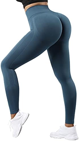 אומקאגי נשים לגרד התחת הרמת חותלות חלקה גבוהה מותן אימון יוגה מכנסיים