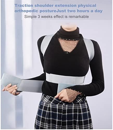 IRDFWH בלתי נראה חזה אורתופדי מכשיר אחורי סד תומך בחגורת המותניים תמיכה בגברים נשים מחוך נושם