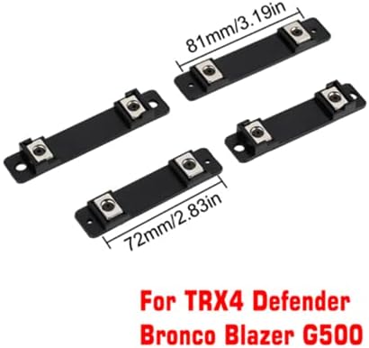 עמוד עמוד מגנטית של פגיעה עמוד גוף עמוד גוף עבור 1:10 RC Crawler carfor trx4 מגן Bronco Blazer G500,4PC